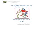 “Viva Chile mi alma”€¦ · Planificar, escribir, revisar, reescribir y editar sus textos, específicamente tres payas, relacionadas al proyecto “Viva Chile mi alma”, demostrando