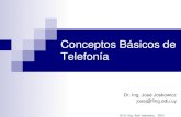 Conceptos Básicos de Telefonía basicos... · información: Solicitud de ... Tecnologías de Acceso ... Conceptos Básicos de