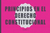 PRINCIPIOS EN EL DERECHO CONSTITUCIONAL...generales del derecho guatemalteco) •Además encontramos en el preámbulo de nuestra constitución, la enunciación de los principios axiológicos