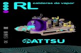 24 h 2 h RL calderas de vapor 72 h NOx - attsu › uploads › files › producto › attsu-rl-calderas-de... · Las calderas de vapor ATTSU de la serie RL reúnen la eﬁciencia