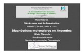 Diagnósticos moleculares en Argentina - SAP · 2015. 7. 6. · Silvia Danielian Área Biología Molecular Servicio de Inmunología y Reumatología Mesa Redonda Síndromes autoinflamatorios