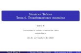 Mecánica Teórica Tema 6. Transformaciones canónicasasignatura.us.es/aplasma/PDF/Tema6-Problemas.pdfMecánica Teórica Tema 6. Transformaciones canónicas emaT 6 Universidad de Sevilla