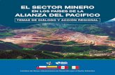 EL SECTOR MINERO...los países del bloque permite distinguir dos sub-conjuntos. Por un lado están Chile y Perú, donde la participación del sector minero sobre las ex-portaciones