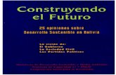 Construyendo el Futuro - BIVICA · 2015. 12. 24. · Construyendo el Futuro 25 opiniones sobre Desarrollo Sostenible en Bolivia La visión de: El Gobierno La Sociedad Civil Los Partidos