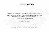 Plan de Desarrollo Institucional de la Unidad Azcapotzalco de la …coplan.azc.uam.mx/webdocumentos/PDU 2014-2014.pdf · 2014. 8. 26. · Plan de Desarrollo Institucional de la Unidad