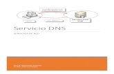 Servicio DNS - WordPress.com · 2017. 11. 14. · 2.4. Integrar DHCP En esta práctica también voy a implementar la funcionalidad del DHCP en el DNS. Lo que haré será modificar