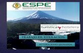 TRABAJO DE TITULACIÓN - repositorio.espe.edu.ecrepositorio.espe.edu.ec/bitstream/21000/12038/2/ESPEL-ITH-0040-P.pdfdiciembre de 2014 se alcanza el 14% En la provincia la presencia