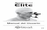 ArcoFacial Elite - Dental Medrano · 2019. 5. 2. · Para utilizar el Arco Facial Elite con el Articulador Bio-Art modelo 4000-S, la distancia intercondilar aproximada puede ser fácilmente