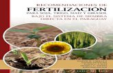 Capeco – CÁMARA PARAGUAYA DE EXPORTADORES Y … · 2017. 9. 25. · Recomendaciones de feRtilización paRa soja, tRigo, maíz y giRasol bajo el sistema de siembRa diRecta en el