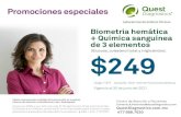 Biometría Hemática $145 · 2021. 1. 6. · Código: 406025 $145 Biometría Hemática Promocionese speciales Centro de Atención a Pacientes Contacto.A.Pacientes@QuestDiagnostics.com