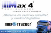 ¿Quienes somos?El sistema MaxTracker …una solución a tu medida Rastreo y control logístico 1. Seguimiento en tiempo real minuto a minuto por GPS 2. Historial de los movimientos