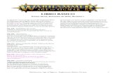 Warhammer Community - LIBRO BÁSICO...Warhammer Age of Sigmar Reglamento Básico, Erratas 1 La siguiente errata corrige errores del Reglamento Básico de Warhammer Age of Sigmar.Dado