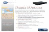 GPSPEPHGLOG - Phoenix G4 Logistica - v1 - Phoenix G4... · 2012. 1. 17. · Especificaciones(Surelinx(8100(Dimensiones:( Transreceptor:(155mm(x125mm(x51mm(Antena(de(satélite:(127mm(x(93mm(x(23mm(Peso:)