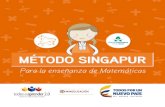 MÉTODO SINGAPUR Para la enseñanza de Matemáticas...El método Singapur es una propuesta para la enseñanza matemática basada en el currículo que el mismo país ha desarrollado