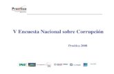 V Encuesta Nacional sobre Corrupción · actual gobierno de Alan García es percibido como más corrupto en comparación a los gobiernos de Alejandro Toledo y Fernando Belaúnde.