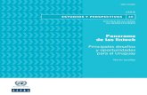 Panorama de las fintech · 2020. 6. 24. · Panorama de las fintech Principales desafíos y oportunidades para el Uruguay Martín Lavalleja ISSN 1727-8694 SERIE 48 OFICINA DE LA CEPAL