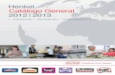 Henkel Catálogo General 2012 I2013 - Cairó Andorra · 2017. 3. 8. · un paño impregnado en Loctite Limpia-Pegamento o alcohol y volver a enroscar el tapón. }Mantener Loctite