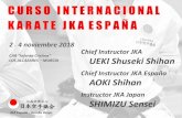 JKA Curso Intal 2018 v2 - furinkazanblog.files.wordpress.com · Descuento para miembros de JKA España registrados y afiliados en 2018 P r e c io £Curso Karate 100€ (miembros JKA