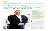 José Francisco Tinao, director médico de CMI-Clínica ...¡ginas...homeopatía, la microinmunoterapia... La influencia y demanda de la Medicina Integrativa está aumentando en todo