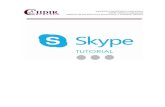 Skype es un software que permite comunicaciones de texto ...€¦ · Skype es un software que permite comunicaciones de texto, voz y vídeo utilizando Internet, permite hablar o chatear