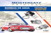 Definición de Meistersatz...BOMBA DE AGUA 12522031-LA / CARTER P-910 CHEVROLET BLAZER 1995 V6 4.3L CAMARO 1992 V8 5.0L CAMARO 1992 V8 5.7L S-10 1994 - 1995 V6 4.3L SUBURBAN 1989 -