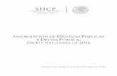 Gaceta Parlamentaria, Cámara de Diputados - Información de Finanzas Públicas…gaceta.diputados.gob.mx/Gaceta/63/2016/nov/SHCP-20161103.pdf · 2016. 11. 3. · III.1 INFORMACIÓN
