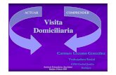 ACTUAR COMPRENDER Visita DomiciliariaVisita Domiciliaria Visita Domiciliaria Históricamente se tiene la referencia que la visita domiciliaria habría partido profesionalmente con