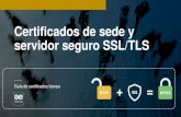 Certificados de sede y servidor seguro SSL/TLS · 2020. 12. 23. · Existen diferentes tipos de certificados de servidor seguro según necesidad y nivel de seguridad requerido. En