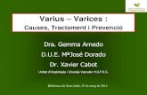 VOCALÍA DE COMUNICACIÓN Dr. Javier Cabot · 2014. 9. 17. · Tratamiento Conservador : B - HÁBITOS SALUDABLES II •Realizar duchas de pies y piernas con agua fría. •Llevar