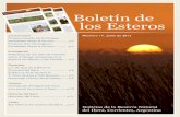 Boletín de los Esteros - Proyecto Iberáproyectoibera.org/download/boletines/boletin_17.pdf · Proyecto Oso Hormiguero: Novedades desde el terreno El veterinario Gustavo Solís aparece