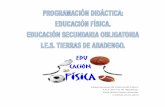 EDU CACIÓN - Los mejores remedios para mantenerte en formataedfisica.weebly.com/uploads/1/2/8/3/12830490/programac... · 2018. 9. 7. · Educación en el cuidado del cuerpo y para