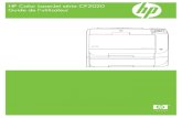 HP Color LaserJet série CP2020 - GfK Etilizecontent.etilize.com/User-Manual/1012073770.pdf · 2011. 3. 4. · Imprimante HP Color LaserJet série CP2020 Imprime jusqu’à 21 pages