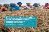 Las leyes de semillas que criminalizan campesinas y campesinos · TLC : Tratado de Libre Comercio UPOV : Unión Internacional para la Protección de las Obtenciones Vegetales USAID