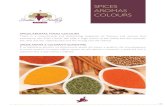 SPICES AROMAS COLOURS - India Trading srl...KALA JeeRA (sHAHi) 50 G. cOd.1845 / 20 pieces spices, AROMAcANNed iTeMss, VcOLOUReGeTABLs (fe / OOfRUd)iT TrS GARLic pOWdeR 100 G. cOd.0660