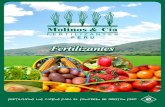 Fertilizantes - MOLICOM · 2019. 9. 3. · Quiénes Somos Molinos & Cía. S.A. es una empresa 100% peruana dedicada a la importación y comercialización de fertilizantes de alta