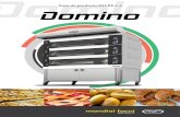 línea de producto HO.RE › wp-content › uploads › 2020 › ...Domino es el horno eléctrico ideal para la producción de pan, pastelería y pizza en latas. Es un horno para todos