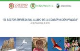 Presentación de PowerPoint. PRESENTACION_ PNN.pdfReservas Naturales de la Sociedad Civil RNSC 705 Total áreas protegidas en Colombia SINAP ... •FUNDACION ORINOQUIA BIODIVERSA •DAPA