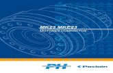 MK23 · 2013. 4. 16. · 2 15/03/2010 Motores compactos MK23 MKE23 POCLAIN HYDRAULICS Instrucciones: Este documento está destinado a los fabricantes de las máquinas que incorporan