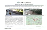 Informe de obra ejecutada - Naturalea · 2020. 1. 20. · Informe final ꞏ Mejora de un afluente del torrente de la Argentinita a su paso entre la calle Margalló y la calle de Major