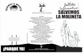 olleto la molineta.pdf · 2019. 1. 30. · Club Almeriense de Montañismo GEM (Grupo ecologista Mediteráneo GRUPO ECOLOGISTA CÓNDOR ALONDRA DUPOND AMIGOS DE LA ALCAZABA ARGAR (Fed.