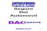 Seguro Del Automóvil - DAC Capote · 2019. 12. 17. · El seguro del automóvil conjuga varias de las distintas coberturas tratadas en la Ley de Contrato de Seguro, entre ellas el