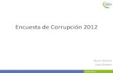 Encuesta de Corrupción 2012 - Libertad y Desarrollo23/05/2012 19 Existe bastante diferencia entre percepción y hechos de corrupción Ranking por Instituciones Percepción Hechos