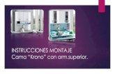 INSTRUCCIONES MONTAJE Cama “Krono” con arm.superior.docs.canapi.es/manual/Instrucciones-cama-escritorio... · 2020. 1. 30. · Colocación puertas batientes armario superior.