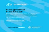 Programa Procrear - Argentina · 2020. 10. 21. · 3 Dicho listado será actualizado a medida que se incorporen nuevos Lotes disponibles para la inscripción de PARTICIPANTES. “MICROSITIO