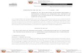 PROYECTO DE LEY Nº…………. / 2020 CR · 2020. 7. 30. · de Huamanga, departamento de Ayacucho, presentado por el Gobierno Regional de Ayacucho que fue aprobado mediante Resolución