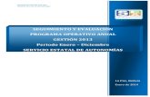 Programa Operativo Anual - Servicio estatal de Autonomías · 2019. 9. 20. · Programa Operativo Anual SEA 2013 Objetivos Estratégicos Objetivos de Gestión Institucional Responsables