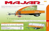 Transportar - MAJAR SA...Remolque para tractor de jardín, micro tractor, motocultor Caja de carga para micro tractor RMTB1020 ... aumenta la fuerza de tracción. Peso (Kg) Llantas