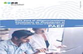 del Programa de Apoyo al Empleo Formal PAEF · PDF file 2021. 1. 7. · Guía para el diligenciamiento Formulario de Postulación al Programa de Apoyo al Empleo Formal PAEF Antes de