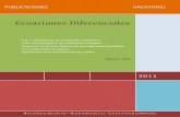 Ecuaciones Diferenciales...CUACIONESE DIFERENCIALES D OCENTE: ING. E LMER C HUQUIYAURI SALDIVAR I NGENIERÍA DE S ISTEMAS ECUACIONES DIFERENCIALES LINEALES DE ORDEN n 1. 2 …