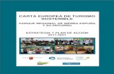 CARTA EUROPEA DE TURISMO SOSTENIBLE · 2016. 12. 15. · La Carta Europea de Turismo Sostenible (CETS) es un instrumento de planificación del turismo promovido desde EUROPARC dirigido